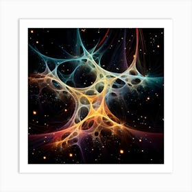 String Theory According To Ai By Csaba Fikker For Ai Art Depot 16 Art Print