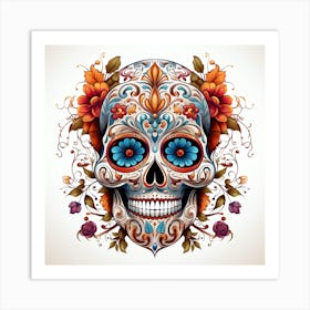 Sugar Skull Art Print