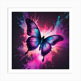 Butterfly Painting 219 Art Print