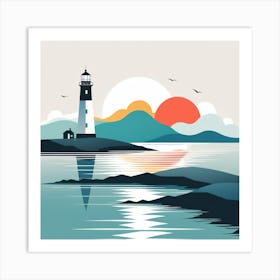 Lighthouse 2 Art Print