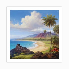 Hawaiian Beach 12 Art Print