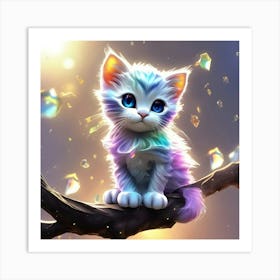 Cute Kitten 13 Art Print