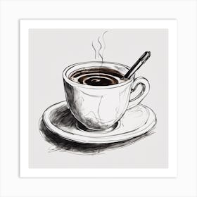 Coffee Cup 1 Art Print