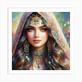 Islamic Girl Art Print