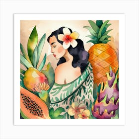 Tropical Elegance Art Print