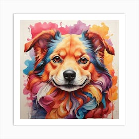 Dog Painting 1 Art Print