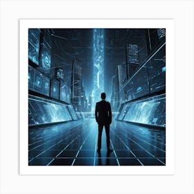 Futuristic Cityscape 16 Art Print