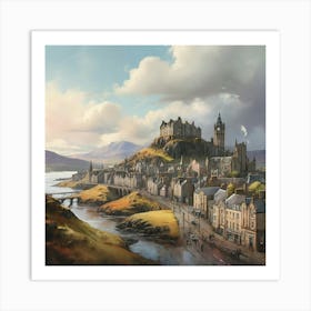 Scotland art print Art Print