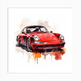 Porsche 911 Carrera Art Print