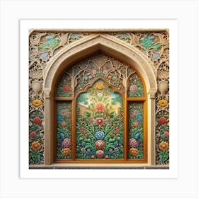 Islamic Window(Baghdad style) Art Print