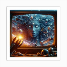 Now On TV Art Print