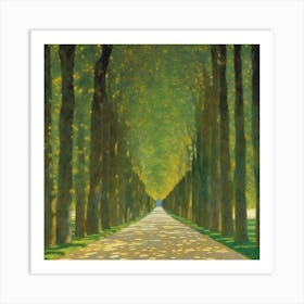 Allee At Schloss Kammer, Gustav Klimt 8 Art Print