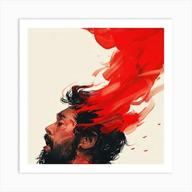 Man With Red Hair Art Print