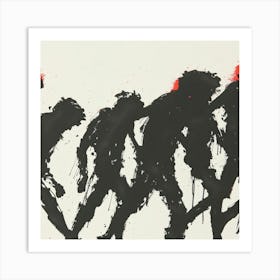 Evolution Of Man Art Print