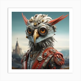 Owl In The City Art Print