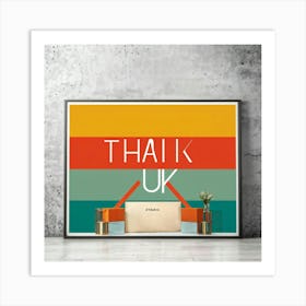 A Digital Design Of A Contemporary Appreciation Sign Written With Sprinklings Of Bold Typography O (4) Art Print