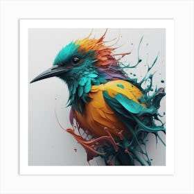 Colorful Bird 2 Art Print