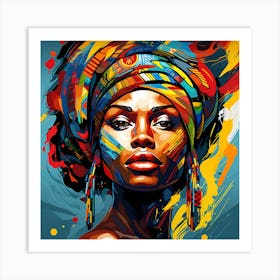 African Woman 20 Art Print