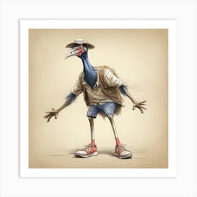 Ostrich 2 Art Print