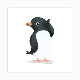 Charming Adelie Penguin Art Print