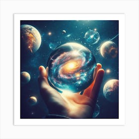 Universe In My Hand2 Art Print