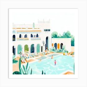 Moroccan holiday Art Print