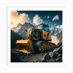 Buldozer Mountain (47) Art Print