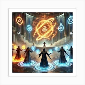 Order Of Ember Elemental Mastery Converted Art Print