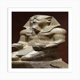 Egyptian Statue Art Print