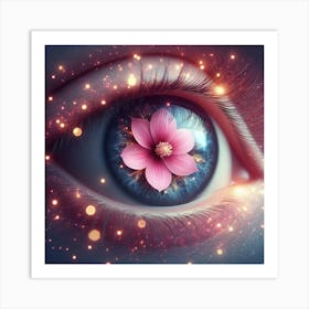 Flower Eye 2 Art Print