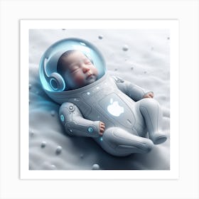 Baby In Space 1 Art Print