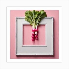 Radishes In A Frame 16 Art Print