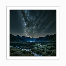 Milky Way Art Print