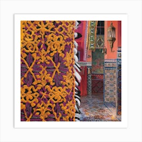 Moroccan Doorway Art Print