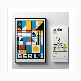 Berlin Travel Poster 2 Art Print