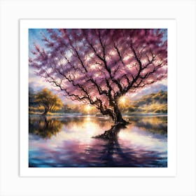 Cherry Blossom Tree Art Print