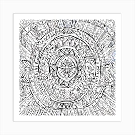 Mandala 3 Art Print