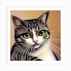 Adorable Cat 1 Art Print