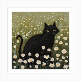 Cat Fairycore Painting 3 Art Print