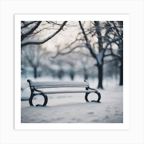 Serene Winter Relaxation1 Art Print