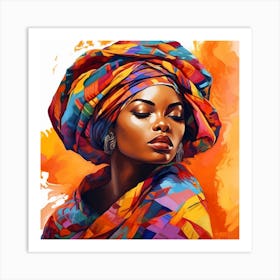 African Woman 16 Art Print