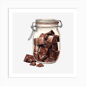 Chocolate In A Jar 4 Art Print