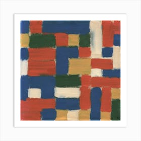 Abstract Squares Art Print