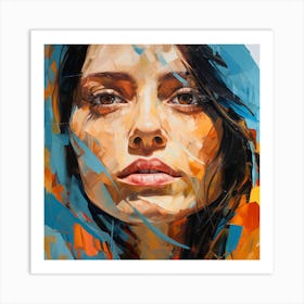 Portrait Of A Woman 23 Art Print