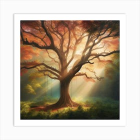 Beautiful tree Art Print