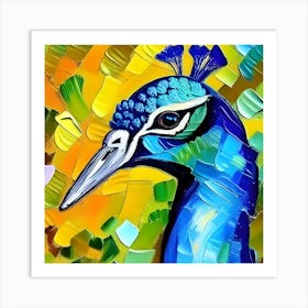 Peacock Art Print