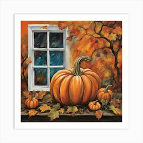 Halloween Pumpkin 2 Art Print