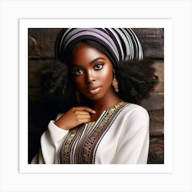 African Beauty Art Print