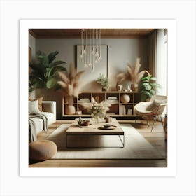 Modern Living Room 62 Art Print