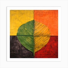 Abstract leaf 1 Art Print